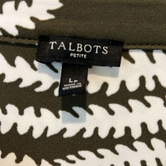 TALBOTS BOTANICAL MAXI SHIRTDRESS - Picture 9 of 13